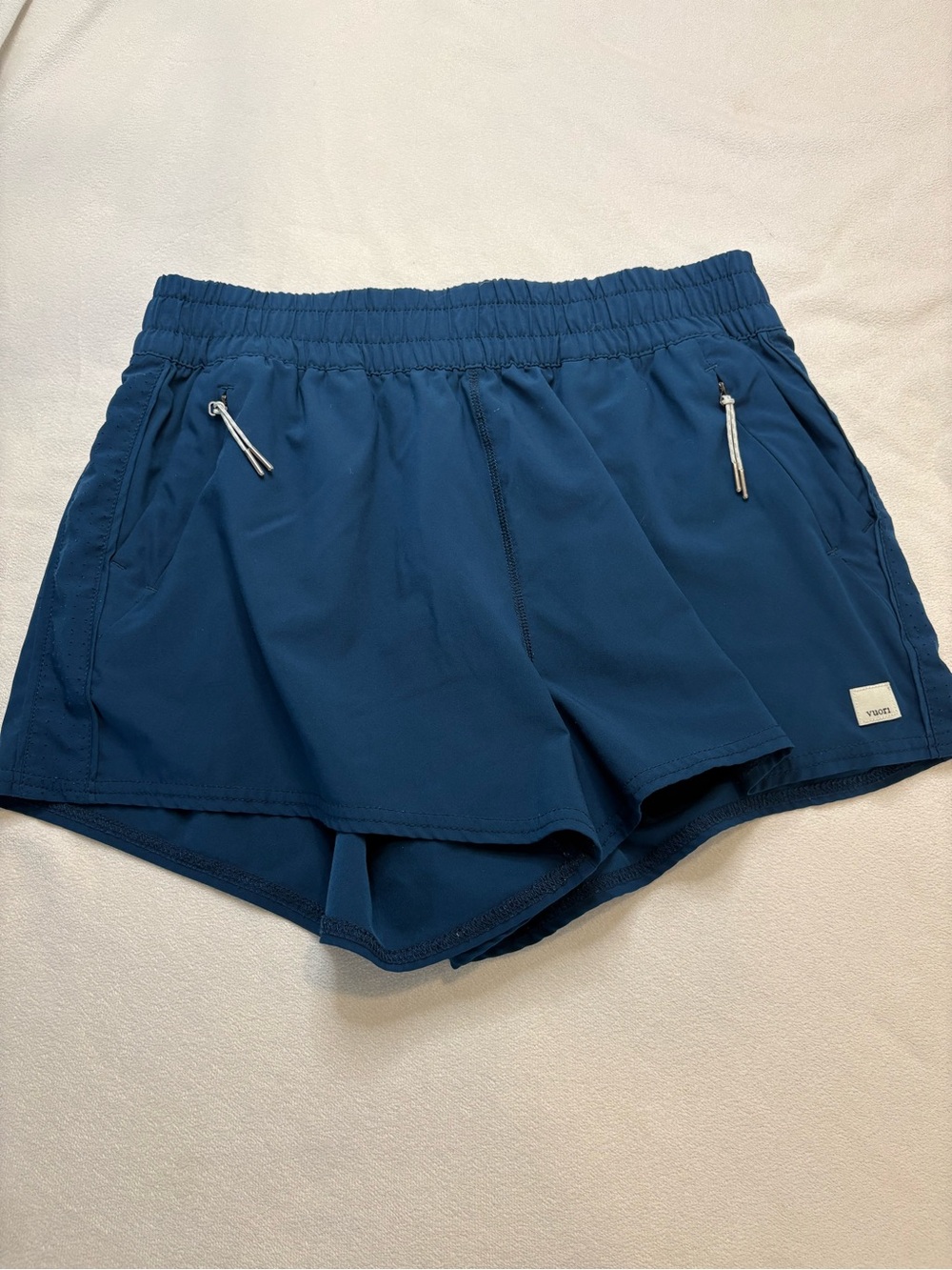 Vuori Women's Athletic Shorts - Teal Blue